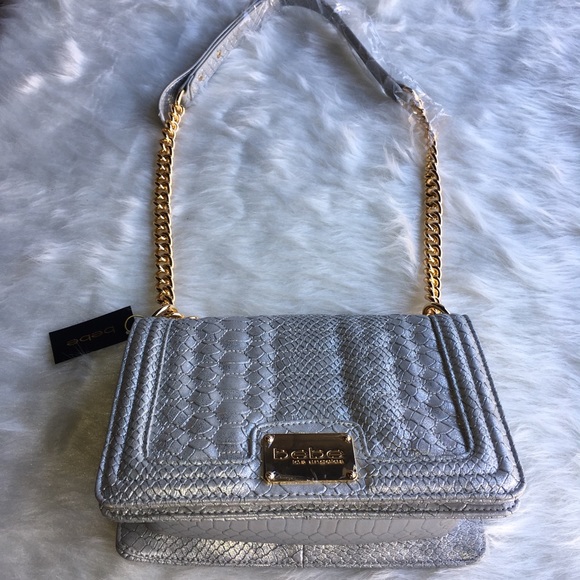 💎✨bebe Gillian Crossbody Silver with Gold Chain✨ - Picture 7 of 8